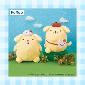 Pompompurin Muffin's Hat & Pochette Big Plushy